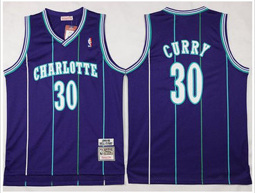 Mitchell And Ness Charlotte Hornets #30 Dell Curry Purple Throwback Stitched NBA Jersey Mitchell And Ness Charlotte Hornets #30 Dell Curry Purple Throwback Stitched NBA Jersey