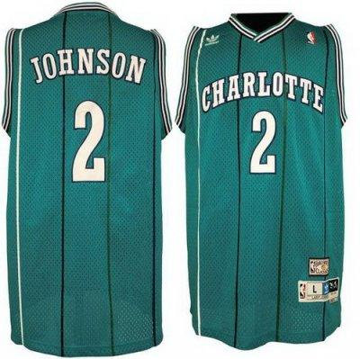 Charlotte Bobcats 2 Larry Johnson Blue Soul Swingman NBA Jerseys Charlotte Bobcats 2 Larry Johnson Blue Soul Swingman NBA Jerseys
