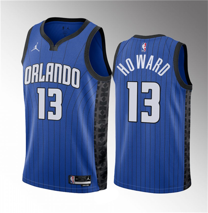 Men's Orlando Magic #13 Jett Howard Blue 2023 Draft Statement Edition Stitched Basketball Jersey Men's Orlando Magic #13 Jett Howard Blue 2023 Draft Statement Edition Stitched Basketball Jersey