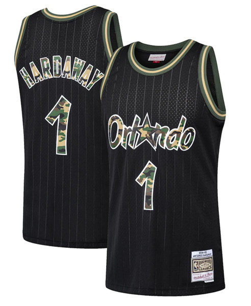Men's Orlando Magic #1 Penny Hardaway Black Stitched Jersey Men's Orlando Magic #1 Penny Hardaway Black Stitched Jersey