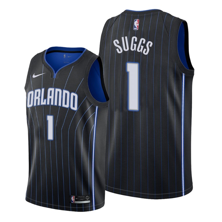 Orlando Magic #1 Jalen Suggs Black NBA Swingman Statement Edition Jersey Orlando Magic #1 Jalen Suggs Black NBA Swingman Statement Edition Jersey