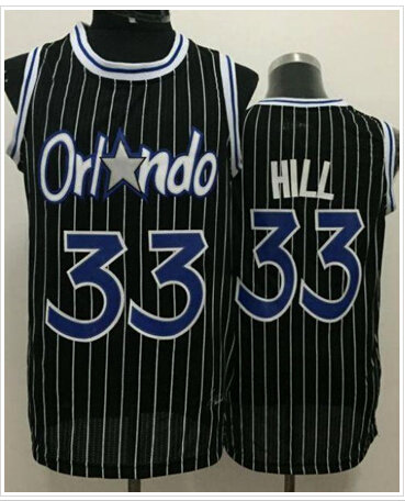 Orlando Magic #33 Grant Hill Black Throwback Stitched NBA Jersey Orlando Magic #33 Grant Hill Black Throwback Stitched NBA Jersey