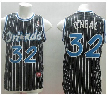 Orlando Magic #32 Shaquille O'Neal Black Throwback NBA Jersey Orlando Magic #32 Shaquille O'Neal Black Throwback NBA Jersey