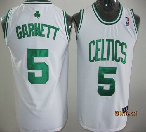 Celtics #5 Kevin Garnett White Stitched Youth NBA Jersey Celtics #5 Kevin Garnett White Stitched Youth NBA Jersey