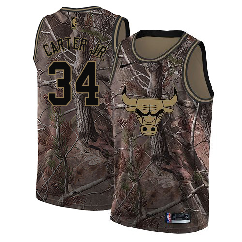 Nike Bulls #34 Wendell Carter Jr. Camo Youth NBA Swingman Realtree Collection Jersey Nike Bulls #34 Wendell Carter Jr. Camo Youth NBA Swingman Realtree Collection Jersey