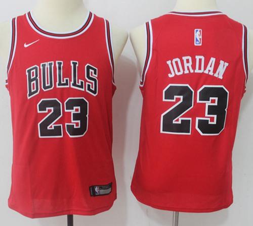 Nike Bulls #23 Michael Jordan Red Youth NBA Swingman Jersey Nike Bulls #23 Michael Jordan Red Youth NBA Swingman Jersey