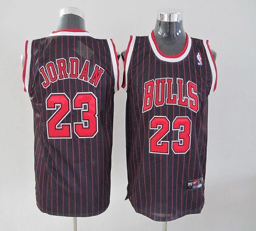 Bulls #23 Michael Jordan Stitched Black Red Strip Youth NBA Jersey Bulls #23 Michael Jordan Stitched Black Red Strip Youth NBA Jersey