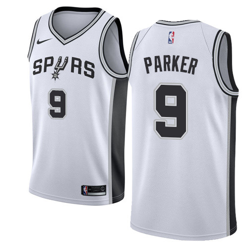 Spurs #9 Tony Parker White Youth Basketball Swingman Association Edition Jersey Spurs #9 Tony Parker White Youth Basketball Swingman Association Edition Jersey