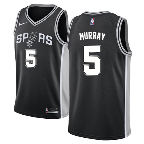 Spurs #5 Dejounte Murray Black Youth Basketball Swingman Icon Edition Jersey Spurs #5 Dejounte Murray Black Youth Basketball Swingman Icon Edition Jersey