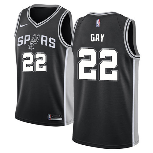 Spurs #22 Rudy Gay Black Youth Basketball Swingman Icon Edition Jersey Spurs #22 Rudy Gay Black Youth Basketball Swingman Icon Edition Jersey
