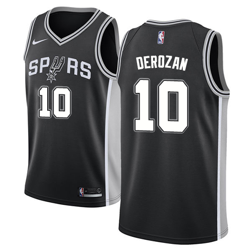 Nike Spurs #10 DeMar DeRozan Black Youth NBA Swingman Icon Edition Jersey Nike Spurs #10 DeMar DeRozan Black Youth NBA Swingman Icon Edition Jersey