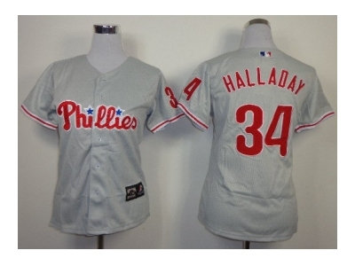 women mlb jerseys philadelphia phillies #34 halladay grey women mlb jerseys philadelphia phillies #34 halladay grey