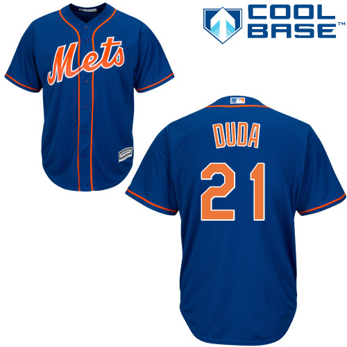 Mets #21 Lucas Duda Blue Cool Base Stitched Youth MLB Jersey Mets #21 Lucas Duda Blue Cool Base Stitched Youth MLB Jersey