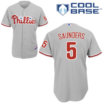 Phillies #5 Michael Saunders Grey Cool Base Stitched Youth MLB Jersey Phillies #5 Michael Saunders Grey Cool Base Stitched Youth MLB Jersey