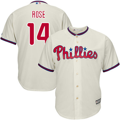 Phillies #14 Pete Rose Cream Cool Base Stitched Youth MLB Jersey Phillies #14 Pete Rose Cream Cool Base Stitched Youth MLB Jersey
