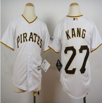 Youth Pittsburgh Pirates #27 Jung-ho Kang White Cool Base Stitched Baseball Jersey Youth Pittsburgh Pirates #27 Jung-ho Kang White Cool Base Stitched Baseball Jersey