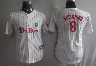 MLB Jerseys Philadephia Phillis 8 Shane Victorino Pinstripe KIDS MLB Jerseys Philadephia Phillis 8 Shane Victorino Pinstripe KIDS