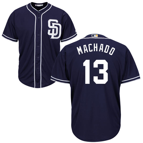 Padres #13 Manny Machado Navy blue Cool Base Stitched Youth Baseball Jersey Padres #13 Manny Machado Navy blue Cool Base Stitched Youth Baseball Jersey