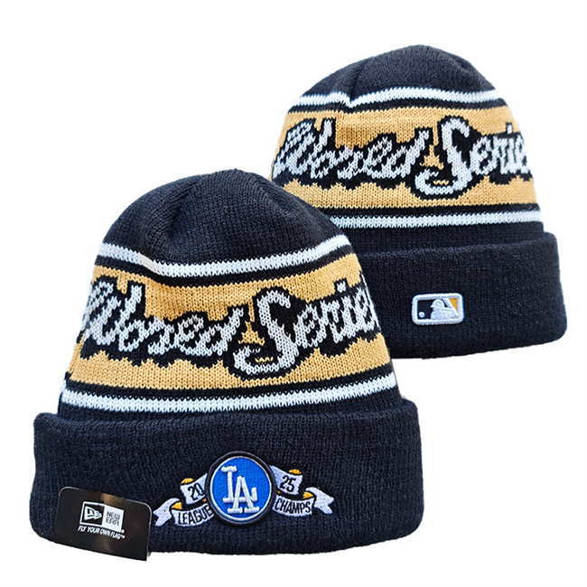 Los Angeles Dodgers 2025 World Series Knit Hats 005 Los Angeles Dodgers 2025 World Series Knit Hats 005