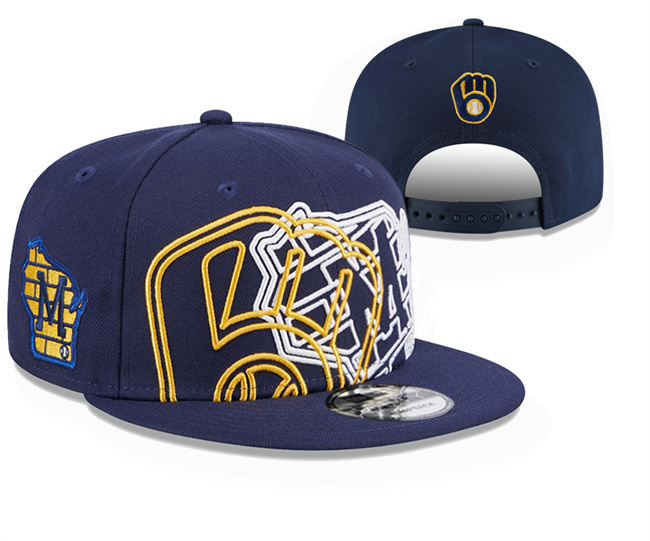 Milwaukee Brewers 2025 Stitched Snapback Hats 001 Milwaukee Brewers 2025 Stitched Snapback Hats 001