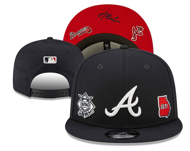 Atlanta Braves 2025 Stitched Snapback Hats 001 Atlanta Braves 2025 Stitched Snapback Hats 001