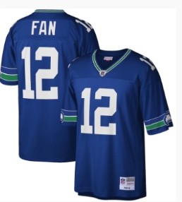 Custom Seattle Seahawks Blue throwback jersey_副本 Custom Seattle Seahawks Blue throwback jersey_副本