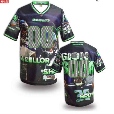 Nike Seattle Seahawks Customized Jersey (11)