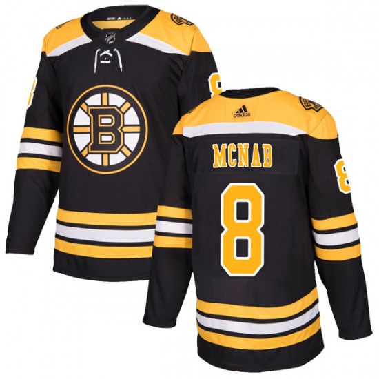 Adidas Boston Bruins #8 Peter Mcnab Black Home Authentic Stitched NHL Jersey Adidas Boston Bruins #8 Peter Mcnab Black Home Authentic Stitched NHL Jersey