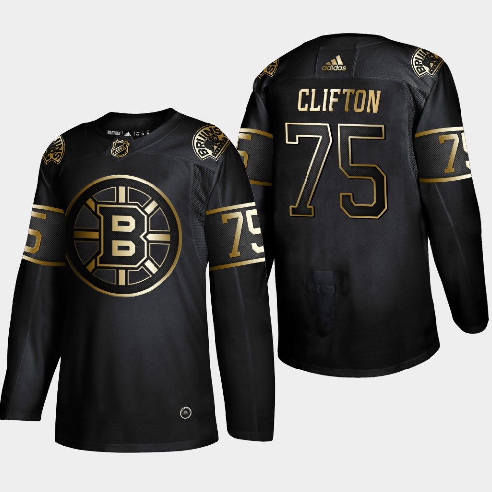Bruins 74 Connor Clifton Black Gold Adidas Jersey Bruins 74 Connor Clifton Black Gold Adidas Jersey