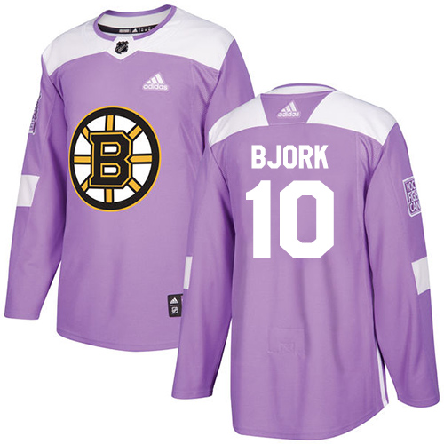 Adidas Bruins #10 Anders Bjork Purple Authentic Fights Cancer Stitched NHL Jersey Adidas Bruins #10 Anders Bjork Purple Authentic Fights Cancer Stitched NHL Jersey