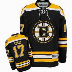 Boston Bruins 17 Lugig Black Jersey