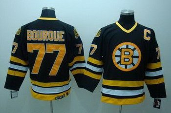 Boston Bruins 77 BOURQUE black CCM jerseys Boston Bruins 77 BOURQUE black CCM jerseys