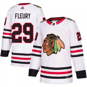 Men's Chicago Blackhawks #29 Marc-Andre Fleury White Hockey Jersey Men's Chicago Blackhawks #29 Marc-Andre Fleury White Hockey Jersey