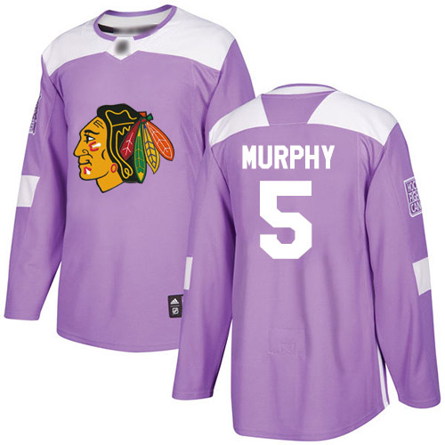 Blackhawks #5 Connor Murphy Purple Authentic Fights Cancer Stitched Hockey Jersey Blackhawks #5 Connor Murphy Purple Authentic Fights Cancer Stitched Hockey Jersey