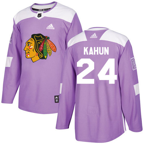 Adidas Blackhawks #24 Dominik Kahun Purple Authentic Fights Cancer Stitched NHL Jersey Adidas Blackhawks #24 Dominik Kahun Purple Authentic Fights Cancer Stitched NHL Jersey