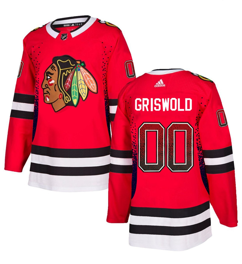 Blackhawks 00 Clark Griswold Red Drift Fashion Adidas Jersey Blackhawks 00 Clark Griswold Red Drift Fashion Adidas Jersey
