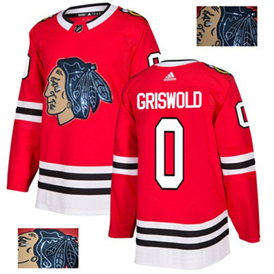 Adidas Blackhawks #00 Clark Griswold Red Home Authentic Fashion Gold Stitched NHL Jersey Adidas Blackhawks #00 Clark Griswold Red Home Authentic Fashion Gold Stitched NHL Jersey