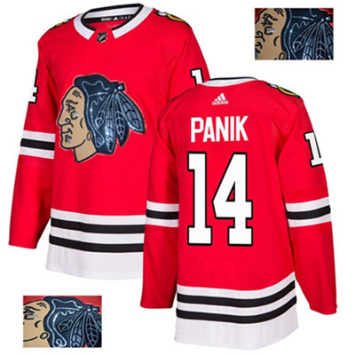 Adidas Blackhawks #14 Richard Panik Red Home Authentic Fashion Gold Stitched NHL Jersey Adidas Blackhawks #14 Richard Panik Red Home Authentic Fashion Gold Stitched NHL Jersey