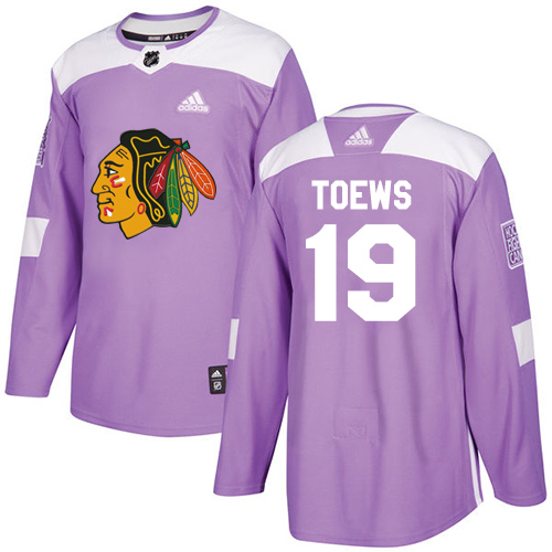 Adidas Blackhawks #19 Jonathan Toews Purple Authentic Fights Cancer Stitched NHL Jersey Adidas Blackhawks #19 Jonathan Toews Purple Authentic Fights Cancer Stitched NHL Jersey