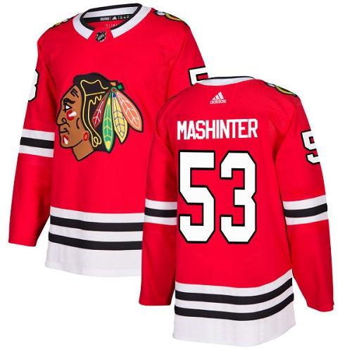 Adidas Blackhawks #53 Brandon Mashinter Red Home Authentic Stitched NHL Jersey Adidas Blackhawks #53 Brandon Mashinter Red Home Authentic Stitched NHL Jersey