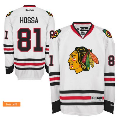 Men's Chicago Blackhawks #81 Marian Hossa Reebok Away Premier Jersey Men's Chicago Blackhawks #81 Marian Hossa Reebok Away Premier Jersey