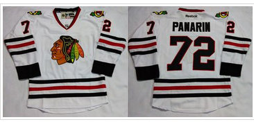 Chicago Blackhawks #72 Artemi Panarin White Stitched NHL Jersey