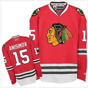 Chicago Blackhawks #15 Artem Anisimov Red Stitched NHL Jersey Chicago Blackhawks #15 Artem Anisimov Red Stitched NHL Jersey