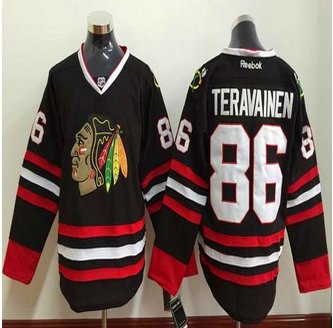 Chicago Blackhawks #86 Teuvo Teravainen Black Stitched NHL Jersey