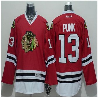 Chicago Blackhawks #13 CM Punk Red Stitched NHL Jersey Chicago Blackhawks #13 CM Punk Red Stitched NHL Jersey