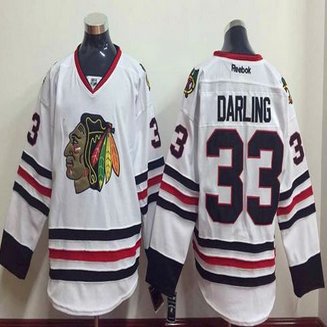 Chicago Blackhawks #33 Scott Darling White Stitched NHL Jersey Chicago Blackhawks #33 Scott Darling White Stitched NHL Jersey