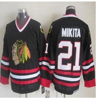 Chicago Blackhawks #21 Stan Mikita Black CCM Throwback Stitched NHL Jersey Chicago Blackhawks #21 Stan Mikita Black CCM Throwback Stitched NHL Jersey