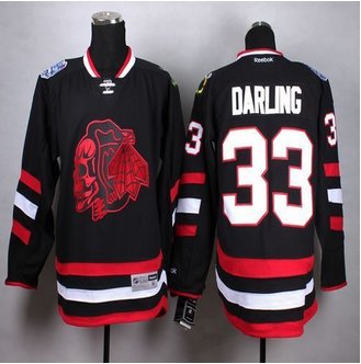 Chicago Blackhawks #33 Scott Darling Black(Red Skull) Stitched NHL Jersey Chicago Blackhawks #33 Scott Darling Black(Red Skull) Stitched NHL Jersey