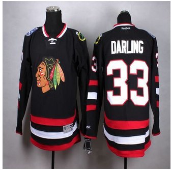 Chicago Blackhawks #33 Scott Darling Black Stitched NHL Jersey