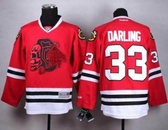 Chicago Blackhawks #33 Scott Darling Red(Red Skull) Stitched NHL Jersey Chicago Blackhawks #33 Scott Darling Red(Red Skull) Stitched NHL Jersey